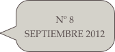 Nº 8 SEPTIEMBRE 2012