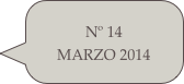 Nº 14 MARZO 2014