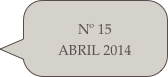 Nº 15 ABRIL 2014