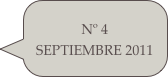 Nº 4 SEPTIEMBRE 2011