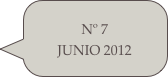 Nº 7 JUNIO 2012